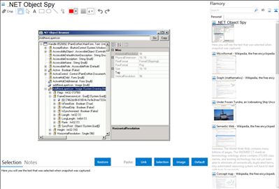 .NET Object Spy - Flamory bookmarks and screenshots