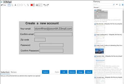 33Mail - Flamory bookmarks and screenshots