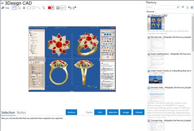 3Design CAD - Flamory bookmarks and screenshots