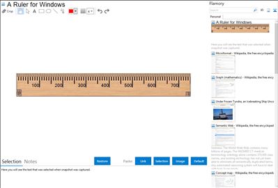 A Ruler for Windows - Flamory bookmarks and screenshots