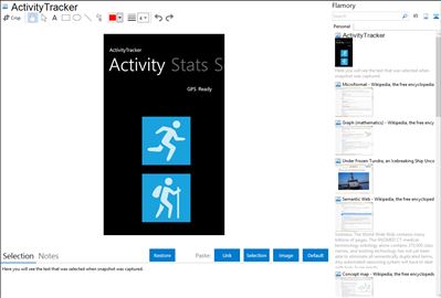 ActivityTracker - Flamory bookmarks and screenshots