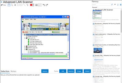Advanced LAN Scanner - Flamory bookmarks and screenshots