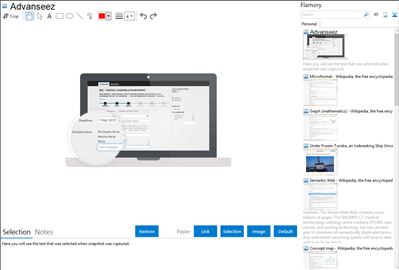 Advanseez - Flamory bookmarks and screenshots