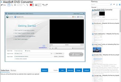 AisoSoft DVD Converter - Flamory bookmarks and screenshots