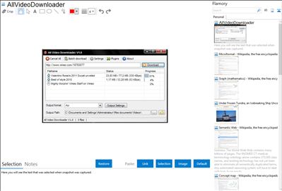 AllVideoDownloader - Flamory bookmarks and screenshots