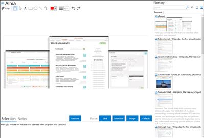 Alma - Flamory bookmarks and screenshots