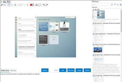ALTO - Flamory bookmarks and screenshots