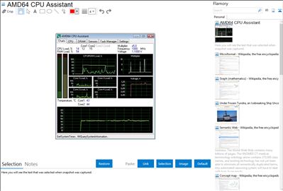 AMD64 CPU Assistant - Flamory bookmarks and screenshots