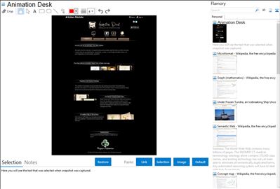 Animation Desk - Flamory bookmarks and screenshots