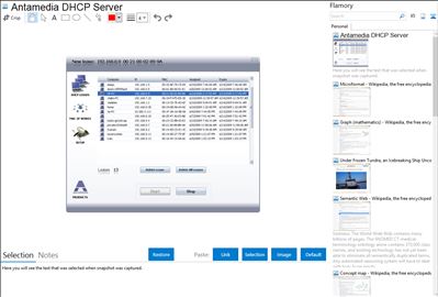 Antamedia DHCP Server - Flamory bookmarks and screenshots