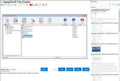 AppleXsoft File Eraser - Flamory bookmarks and screenshots