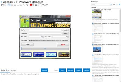 Appnimi ZIP Password Unlocker - Flamory bookmarks and screenshots