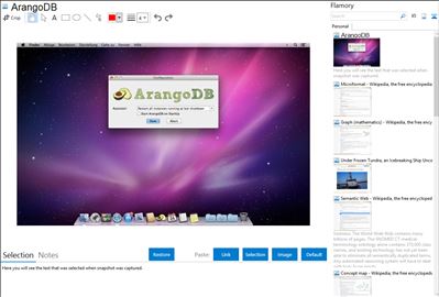 ArangoDB - Flamory bookmarks and screenshots