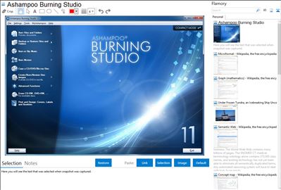 Ashampoo Burning Studio - Flamory bookmarks and screenshots