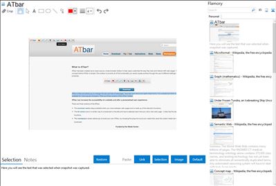ATbar - Flamory bookmarks and screenshots
