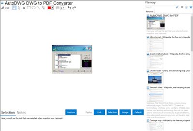 AutoDWG DWG to PDF Converter - Flamory bookmarks and screenshots