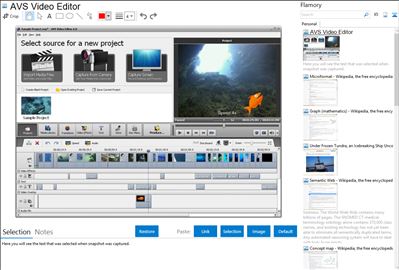 AVS Video Editor - Flamory bookmarks and screenshots