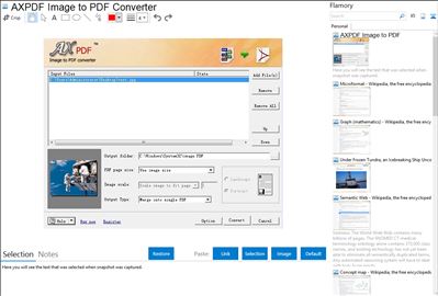 AXPDF Image to PDF Converter - Flamory bookmarks and screenshots