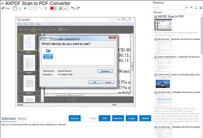 AXPDF Scan to PDF Converter - Flamory bookmarks and screenshots
