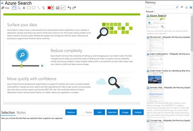 Azure Search - Flamory bookmarks and screenshots