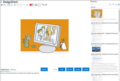 BadgeStack - Flamory bookmarks and screenshots