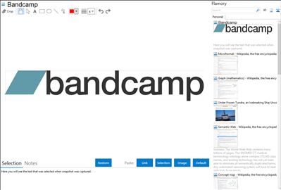 Bandcamp - Flamory bookmarks and screenshots