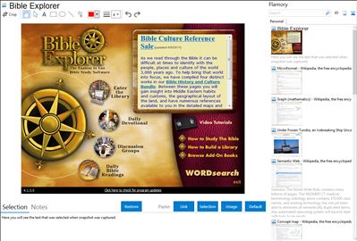 Bible Explorer - Flamory bookmarks and screenshots