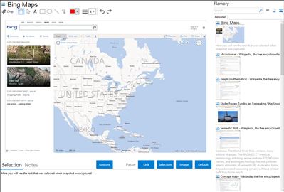 Bing Maps - Flamory bookmarks and screenshots