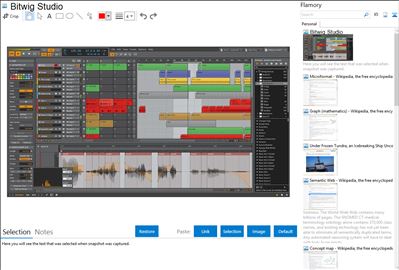 Bitwig Studio - Flamory bookmarks and screenshots