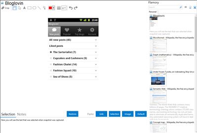 Bloglovin - Flamory bookmarks and screenshots