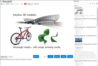 Bonzai3d - Flamory bookmarks and screenshots