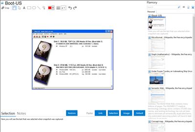 Boot-US - Flamory bookmarks and screenshots