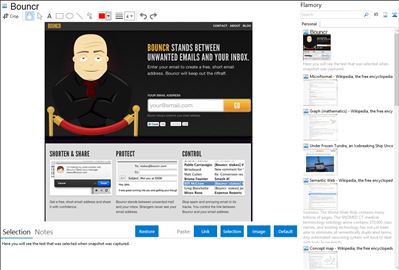 Bouncr - Flamory bookmarks and screenshots