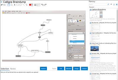 Calligra Braindump - Flamory bookmarks and screenshots