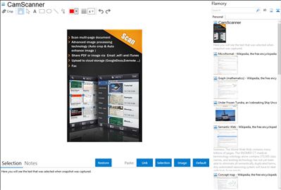 CamScanner - Flamory bookmarks and screenshots