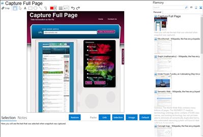 Capture Full Page - Flamory bookmarks and screenshots