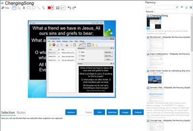ChangingSong - Flamory bookmarks and screenshots