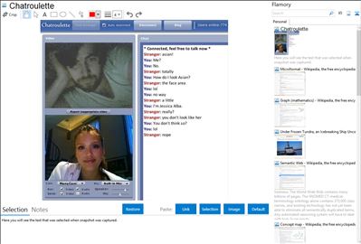 Chatroulette - Flamory bookmarks and screenshots