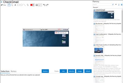 CheckGmail - Flamory bookmarks and screenshots