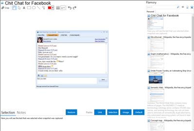 Chit Chat for Facebook - Flamory bookmarks and screenshots