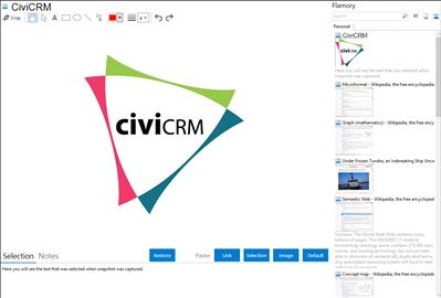 CiviCRM - Flamory bookmarks and screenshots