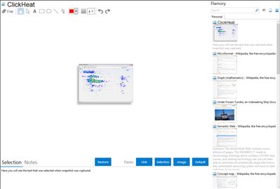 ClickHeat - Flamory bookmarks and screenshots