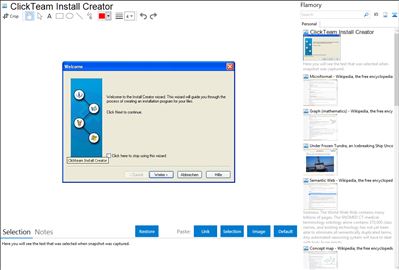 ClickTeam Install Creator - Flamory bookmarks and screenshots