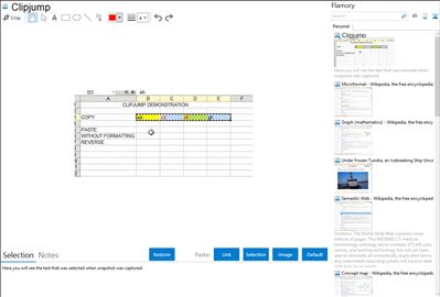 Clipjump - Flamory bookmarks and screenshots