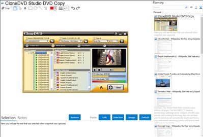 CloneDVD Studio DVD Copy - Flamory bookmarks and screenshots