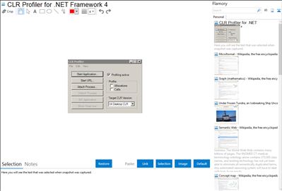 CLR Profiler for .NET Framework 4 - Flamory bookmarks and screenshots