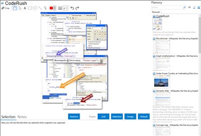 CodeRush - Flamory bookmarks and screenshots