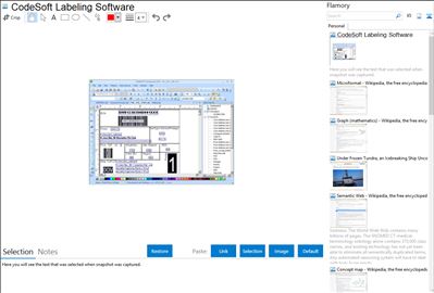 CodeSoft Labeling Software - Flamory bookmarks and screenshots