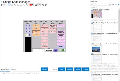 Coffee Shop Manager - Flamory bookmarks and screenshots