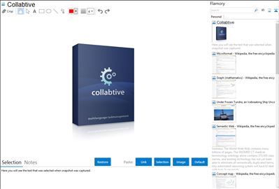 Collabtive - Flamory bookmarks and screenshots